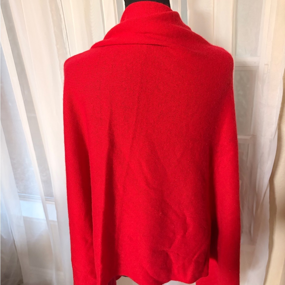 InCashmere Red Cashmere Wrap - Picture 3 of 5